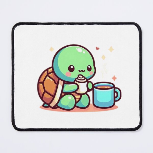Item preview, turtle with coffee designed and sold by Eternalski.