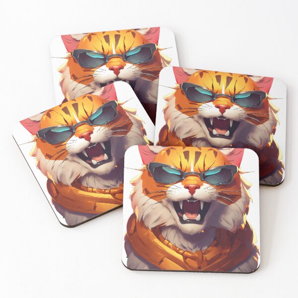Item preview, Cool Cat Growling T-Shirt designed and sold by fashionsicon.