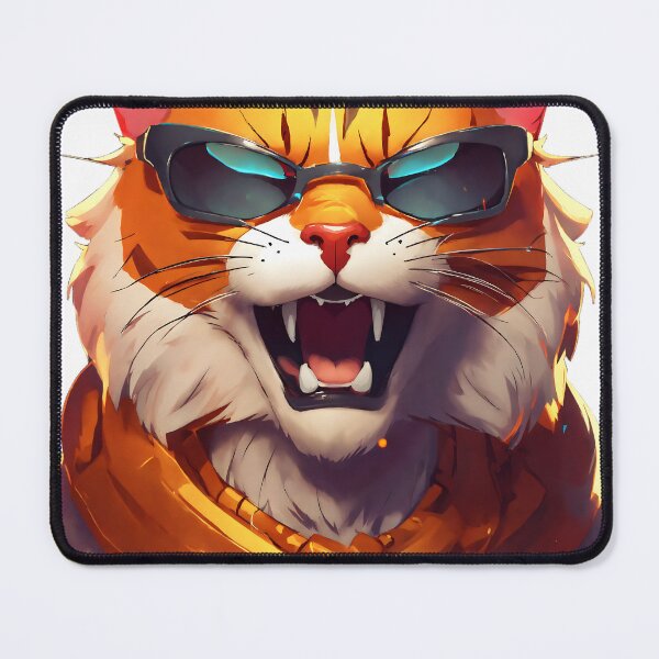 Item preview, Cool Cat Growling T-Shirt designed and sold by fashionsicon.