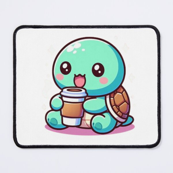 Item preview, turtle with coffee designed and sold by Eternalski.
