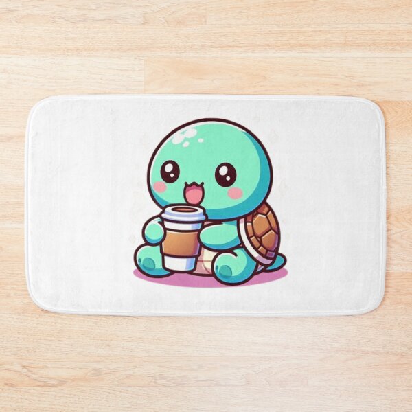 Item preview, turtle with coffee designed and sold by Eternalski.