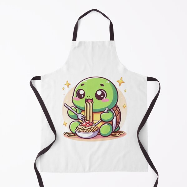 Item preview, turtle eating spaghetti designed and sold by Eternalski.
