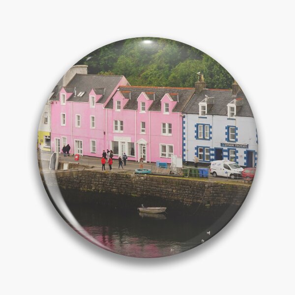 Item preview, Colorful Waterfront Houses in Portree, Isle of Skye - Scotland Photography designed and sold by CarolinaReina.