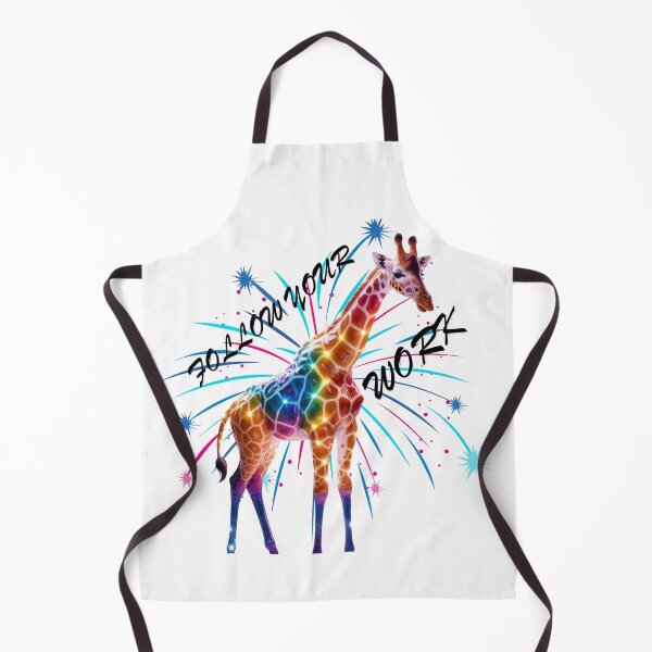 Item preview, Colorful Giraffe-For HardWorkers designed and sold by GloriousArtSKD.