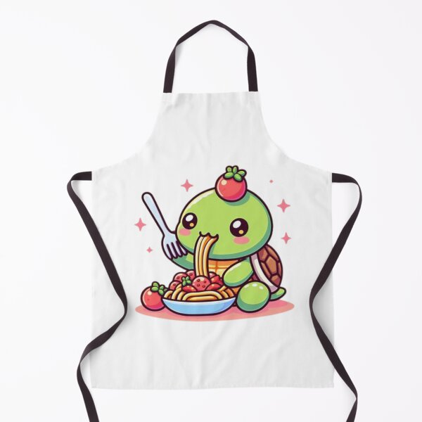 Item preview, turtle eating spaghetti designed and sold by Eternalski.