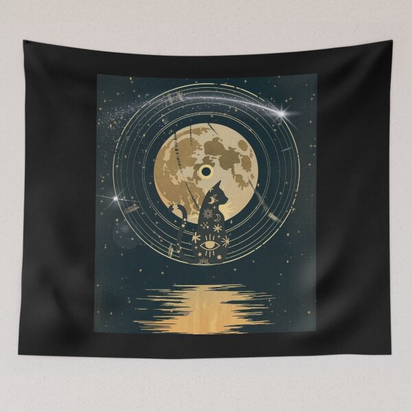 Item preview, Retro Kitten Vintage Botanical Vintage Outdoor designed and sold by MarcelooArt.