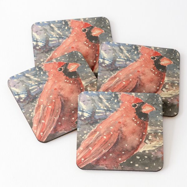 Item preview, Cardinal In The Snow designed and sold by TheArtCave.