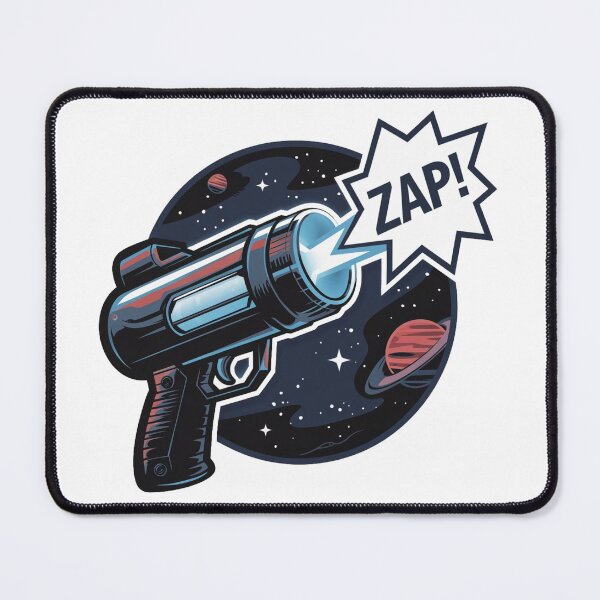 Item preview, RayGun Space Illustration designed and sold by unique0703.