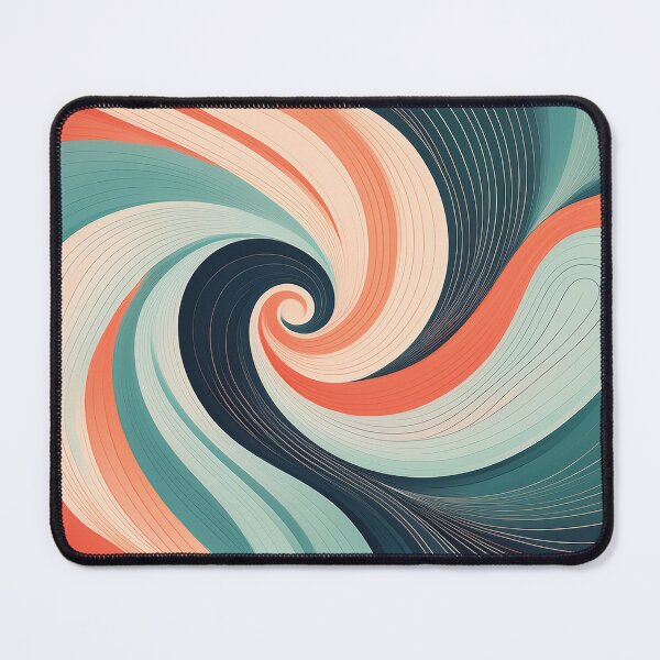 Item preview, A design of a modern swirl pattern with simplified, clean lines and a restrained color scheme. designed and sold by HEMRO.