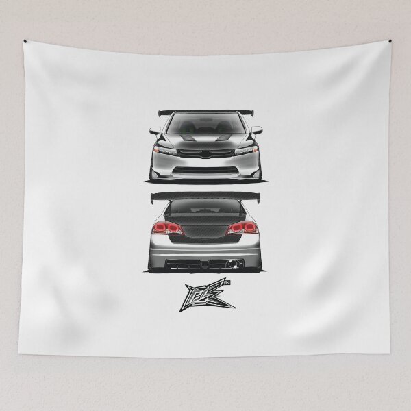 Item preview, fb civic white  designed and sold by NaquashM.