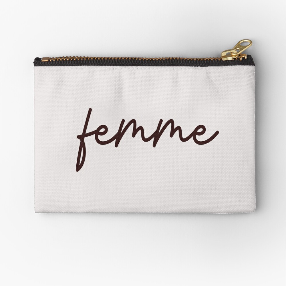 Minimalist Femme Zipper Pouch