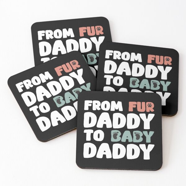 Item preview, From Fur Daddy To Baby Daddy Dog Lover Groovy  designed and sold by alenaz.