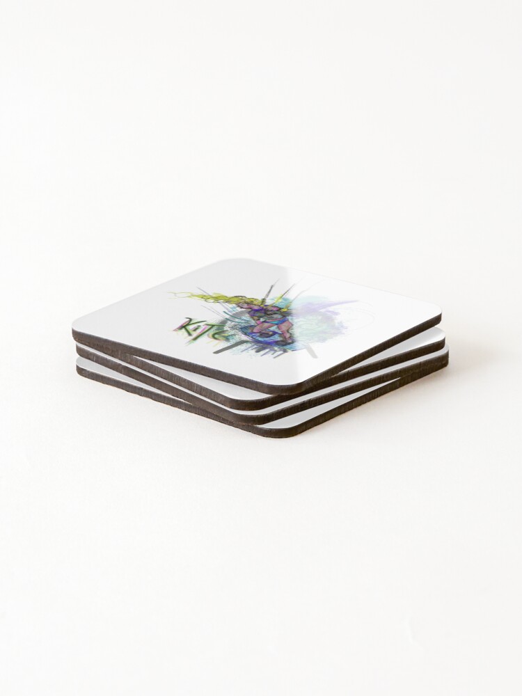 Thumbnail 4 of 5, Coasters (Set of 4), kite designed and sold by RODRIGORo.