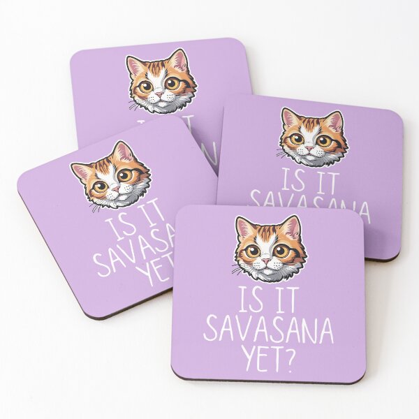 Item preview, Is It Savasana Yet - Cat Waiting For Savasana 1 designed and sold by Gilyglo.