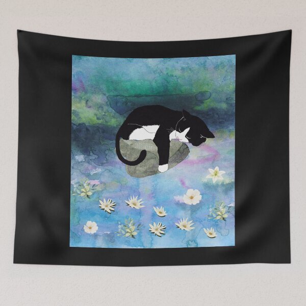 Item preview, Retro Kitten Vintage Botanical Vintage Outdoor designed and sold by MarcelooArt.