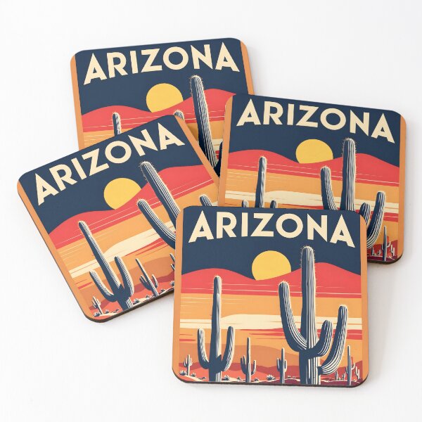 Item preview, Arizona Dakota USA American Vintage Travel Tourism  designed and sold by TravelersGems.