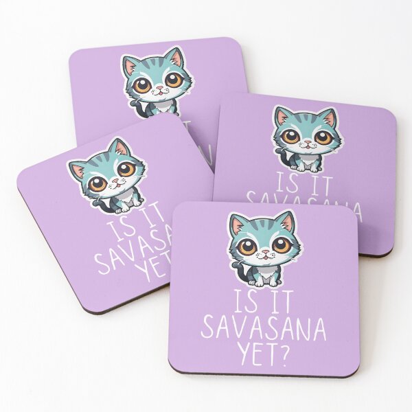 Item preview, Is It Savasana Yet - Cat Waiting For Savasana designed and sold by Gilyglo.