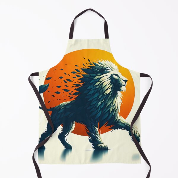 Item preview, Lion Made of Leaves, Ai Generated Art  designed and sold by ACC .