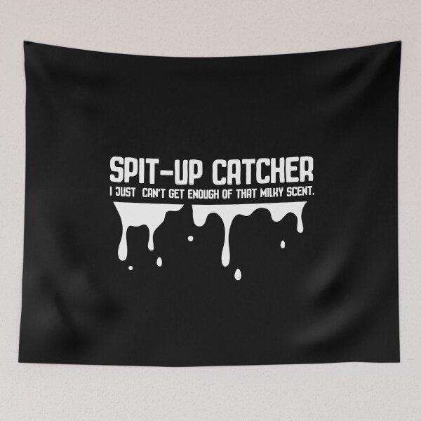 Item preview, Spit Up Catcher Funny Newborn Burping Dad Joke Parenting Humor designed and sold by alenaz.