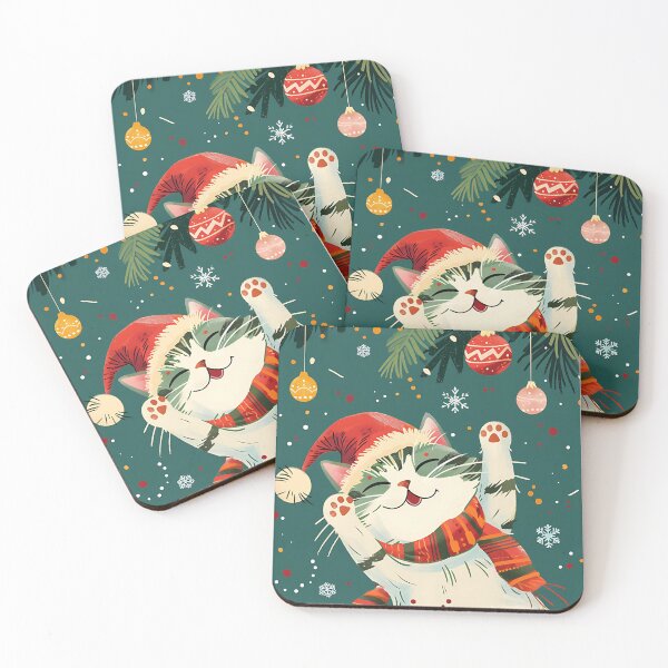 Item preview, Festive Feline designed and sold by ghastlygraphix.