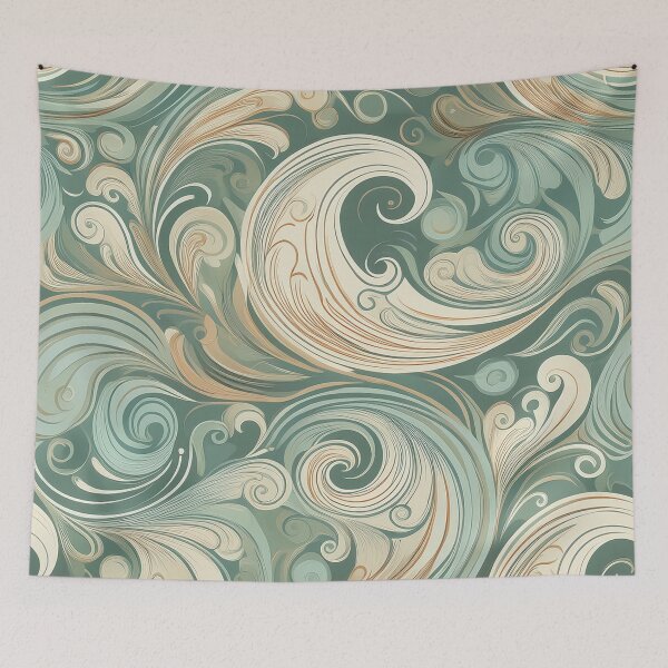 Item preview, A design a timeless swirl pattern with intricate, flowing lines and ornate details in a sophism. designed and sold by HEMRO.