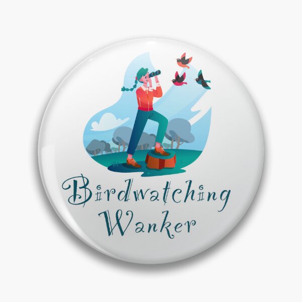 Item preview, Birdwatching wanker - funny, humour, joke - female birdwatcher  designed and sold by UKVanlife.