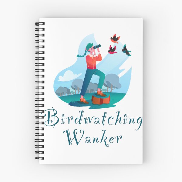 Item preview, Birdwatching wanker - funny, humour, joke - female birdwatcher  designed and sold by UKVanlife.