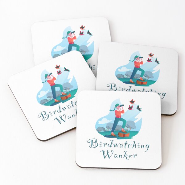 Item preview, Birdwatching wanker - funny, humour, joke - female birdwatcher  designed and sold by UKVanlife.