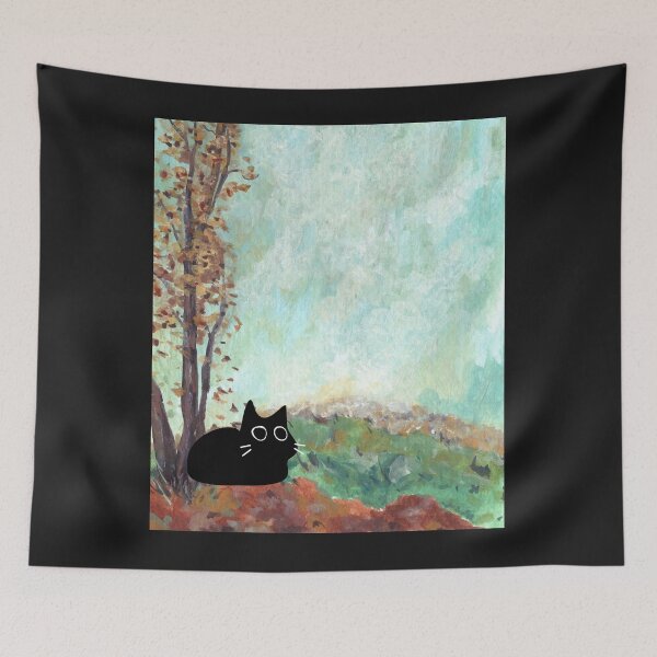 Item preview, Retro Kitten Vintage Botanical Vintage Outdoor designed and sold by MarcelooArt.