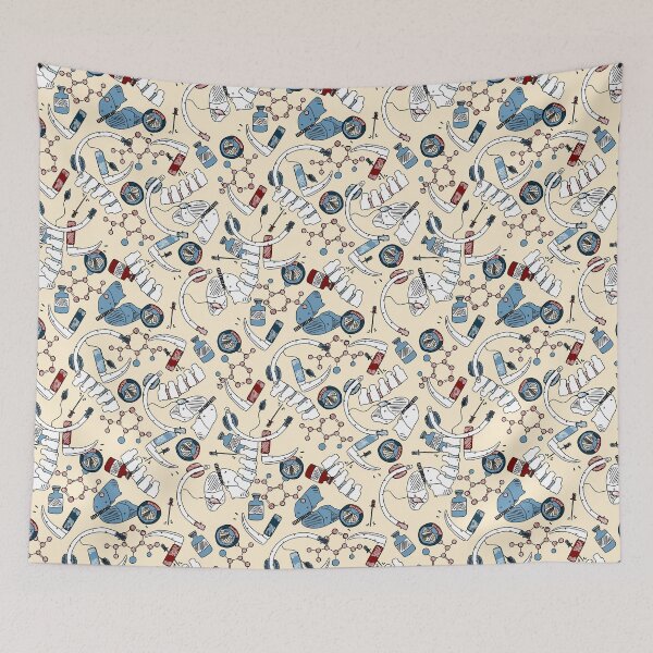 Item preview, Anesthesia Vibes on Cream designed and sold by Hodgepodge Bricolage.