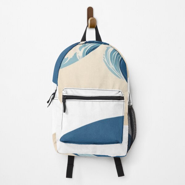 Item preview, Traditional Japanese Wave Crest with Retro Surfboard Illustration designed and sold by rajasekhark.