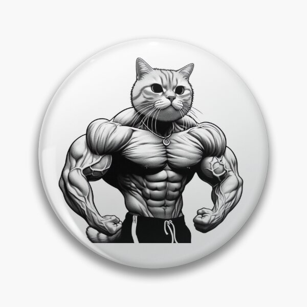 Item preview, Cat slave - The Muscular cat - Cat meme designed and sold by mamacub.