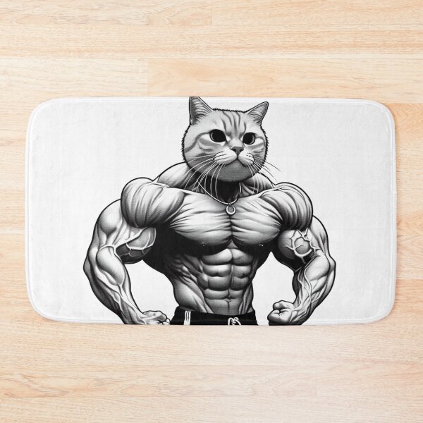 Item preview, Cat slave - The Muscular cat - Cat meme designed and sold by mamacub.
