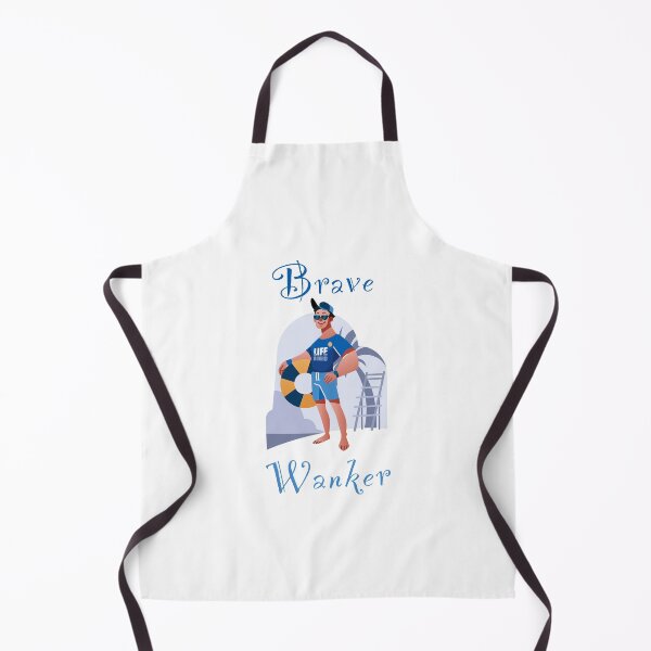 Item preview, Brave wanker - funny, humour, joke - lifeguard with an impressive upper body designed and sold by UKVanlife.