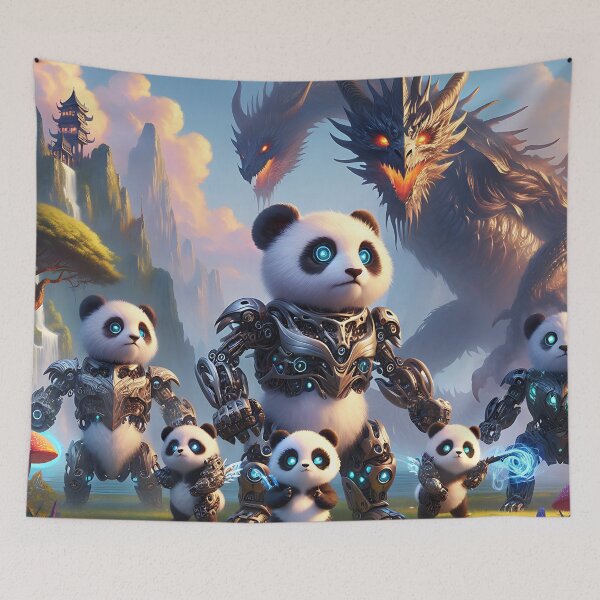 Item preview, Battle of the Panda, Bears, Dragons designed and sold by HerbertFlenner.