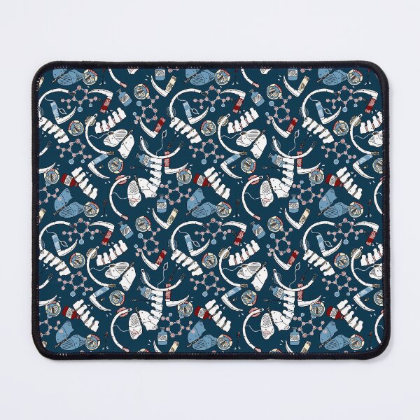 Item preview, Anesthesia Vibes on Navy designed and sold by Hodgepodge Bricolage.