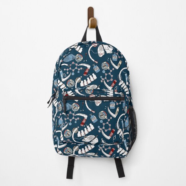 Item preview, Anesthesia Vibes on Navy designed and sold by Hodgepodge Bricolage.