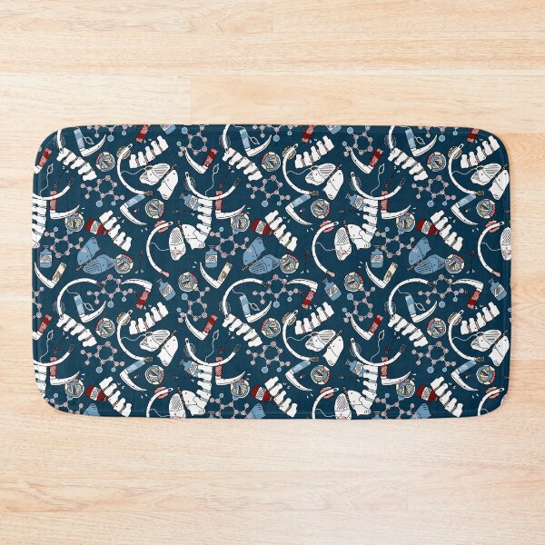 Item preview, Anesthesia Vibes on Navy designed and sold by Hodgepodge Bricolage.