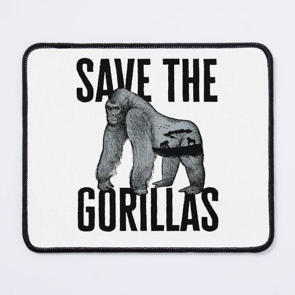 Item preview, Save the Gorillas Gorilla Wildlife designed and sold by jaygo.