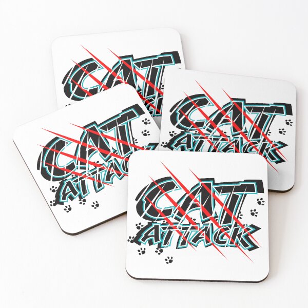 Item preview, Cat Attack Design designed and sold by Hadrianwild.