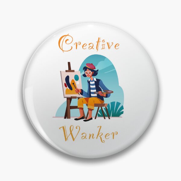 Item preview, Creative wanker - funny, humour, joke - female artist / painter drawing  designed and sold by UKVanlife.