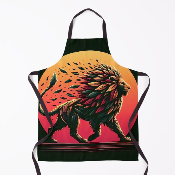 Item preview, Lion Made of Leaves, Ai Generated Art  designed and sold by ACC .