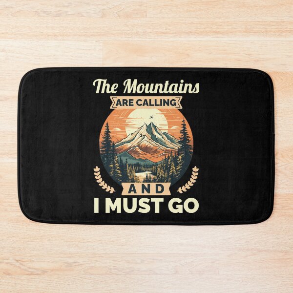 Item preview, Retro Adventure Design The Mountains Are Calling designed and sold by PrintCrafting.