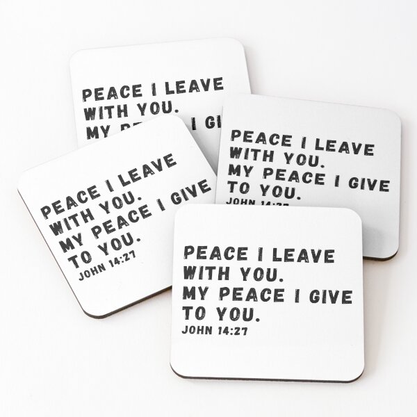 Item preview, John 14:27 Bible Verse designed and sold by SoulQuot.