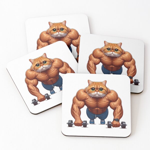 Item preview, Cat slave - The Muscular cat - Cat meme designed and sold by mamacub.