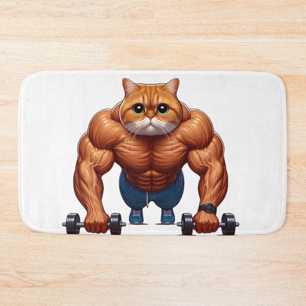 Item preview, Cat slave - The Muscular cat - Cat meme designed and sold by mamacub.