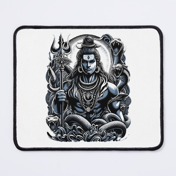 Item preview, LORD SHIVA WITH TRISHUL designed and sold by PSYNOVA.