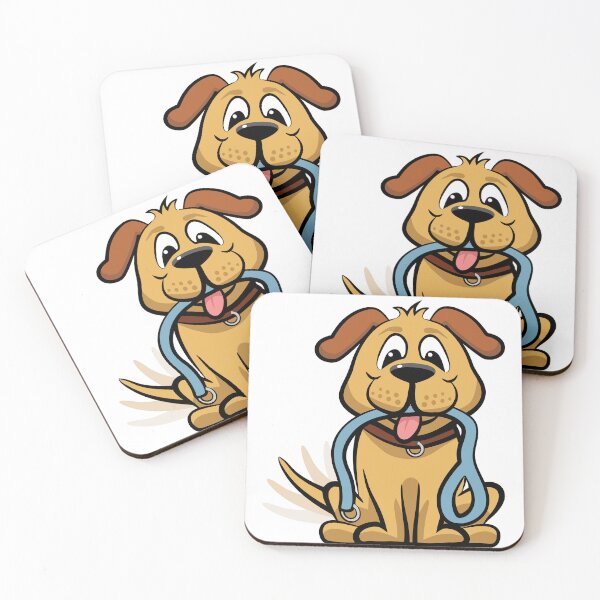 Item preview, Dog Walk Time Cartoon designed and sold by Hadrianwild.