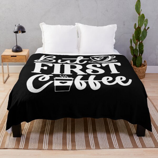 Item preview, But First Coffee Cute Caffeine Lover designed and sold by PrintCrafting.