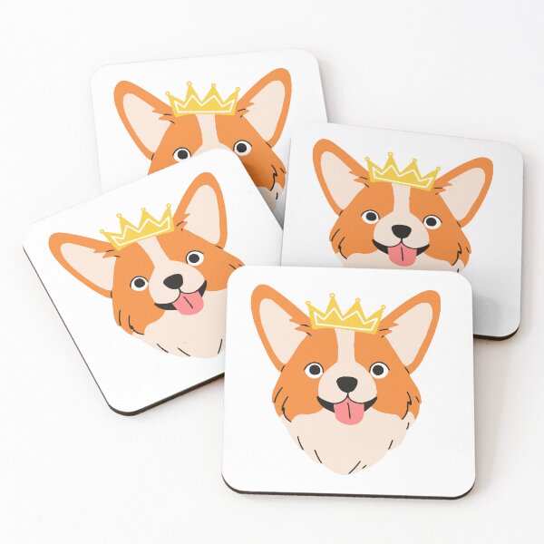 Item preview, Corgi Dog, Majestic Corgi, Welsh Corgi Dog in a Crown designed and sold by juliart-pro.